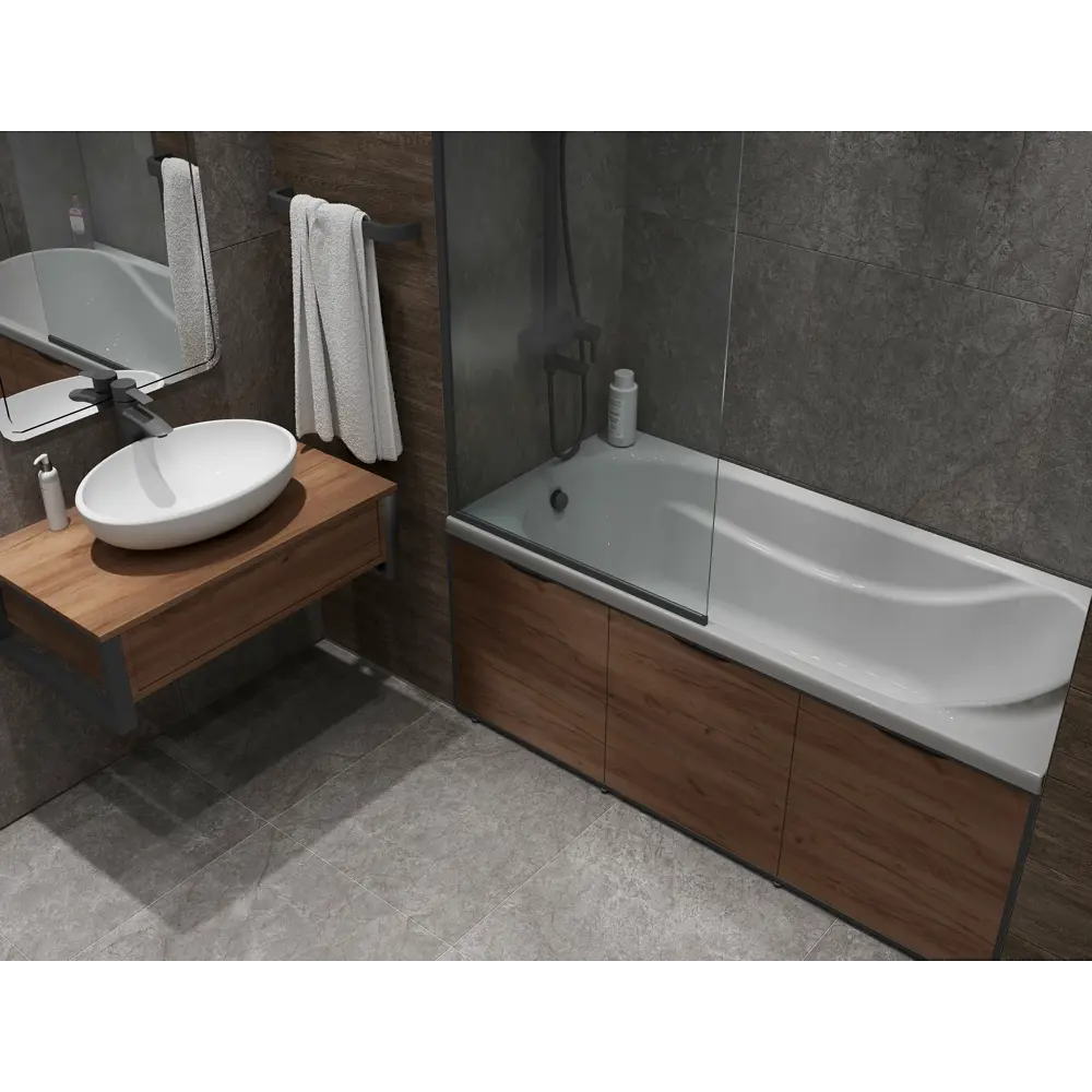 Акриловая ванна Sensea Дадо для компактных пространств 81931495 STLM-0998086 - Вид №1