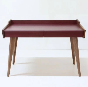 Стол рабочий письменный с 2 ящиками американский орех Amarant ACWD AMARANT 00-3981948 Коричневый;красный