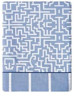 Alexandre Turpault Двусторонние хлопковые простыни Dedale