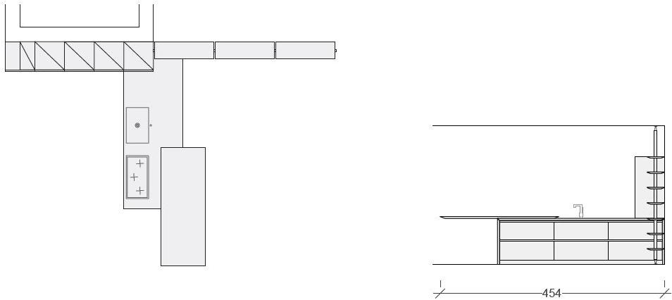 Alta Cucine Кухня из лакированного ламината с полуостровом Sistema 22.2 sun-id-1503886 - Вид №9