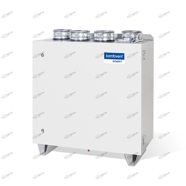 Приточно-вытяжная установка с пластинчатым рекуператором DOMEKT-P-400-V KOMFOVENT sun-id-683635