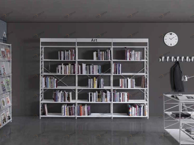 Caimi Brevetti Открытый отдельно стоящий офисный книжный шкаф из металла Socrate sun-id-1382510