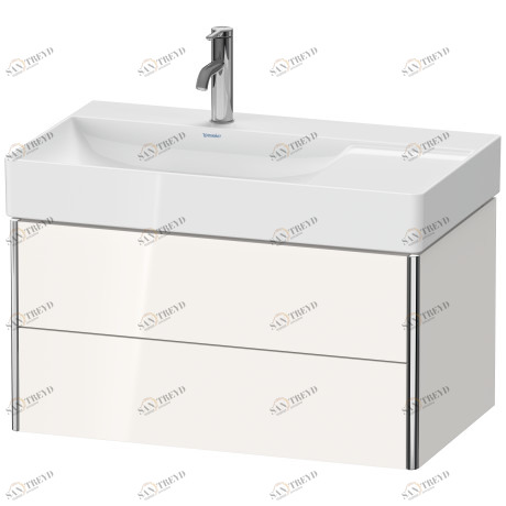 XS416802222 XSquare Тумбочка подвесная Белый глянцевый декор Duravit