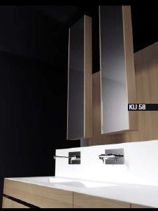 KU 58 Комплект мебели для ванной комнаты, отделка Corian Real 110 Millidue Santreyd 41549 - Вид №1