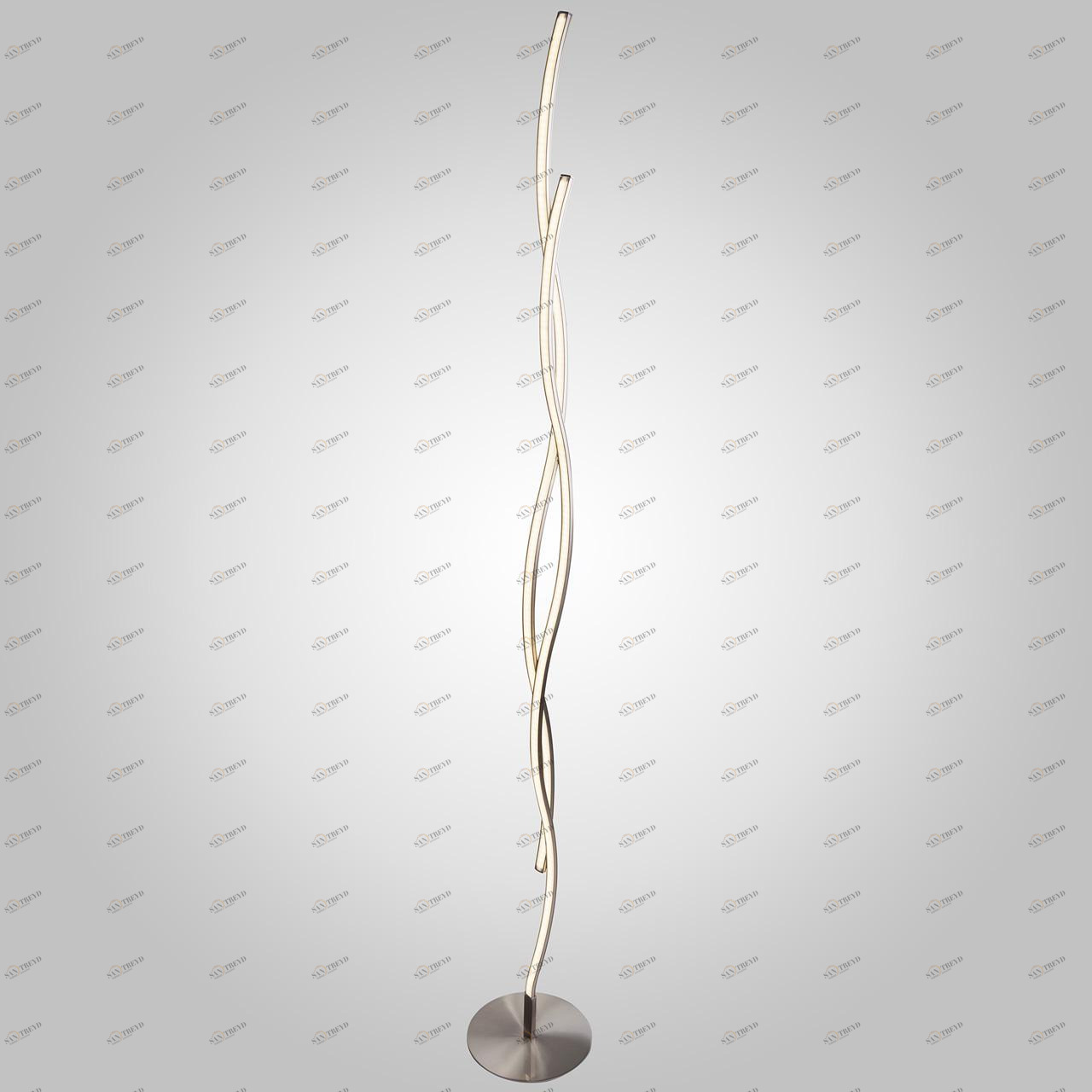 Торшер Eurosvet Hi-tech 80404/2 сатин-никель EUROSVET  180729 Белый;хром 