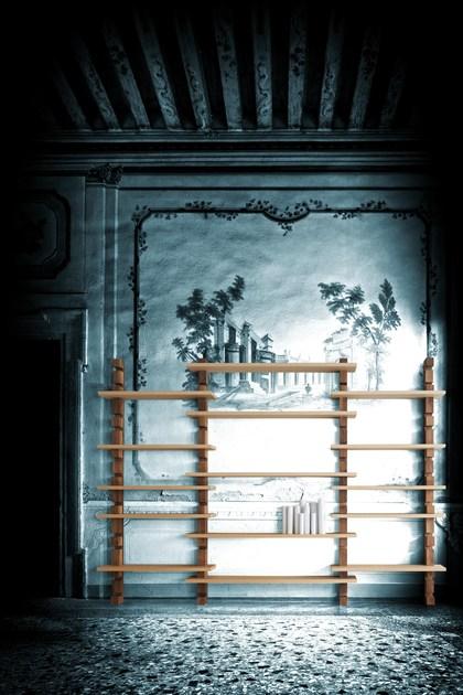 Morelato Модульный открытый книжный шкаф из массива дерева  Fs3411047  - Вид №1