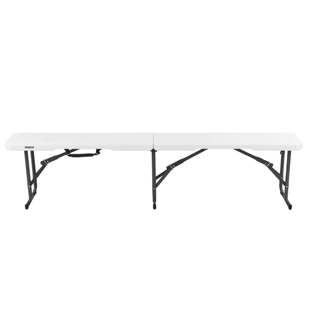 Скамья садовая Lifetime туристическая складная 183x29x42 см пластик белый 15088172 STLM-2210028 Santreyd  - Вид №10