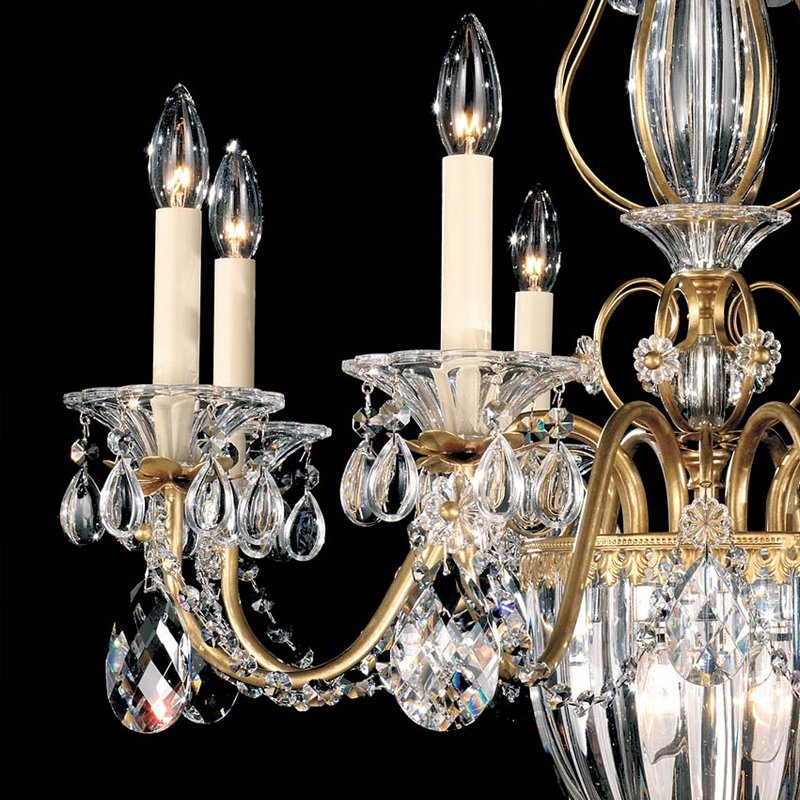 Люстра 1246-22 от Schonbek золото SCHONBEK ДИЗАЙНЕРСКИЕ 246668 Золотой  - Вид №1