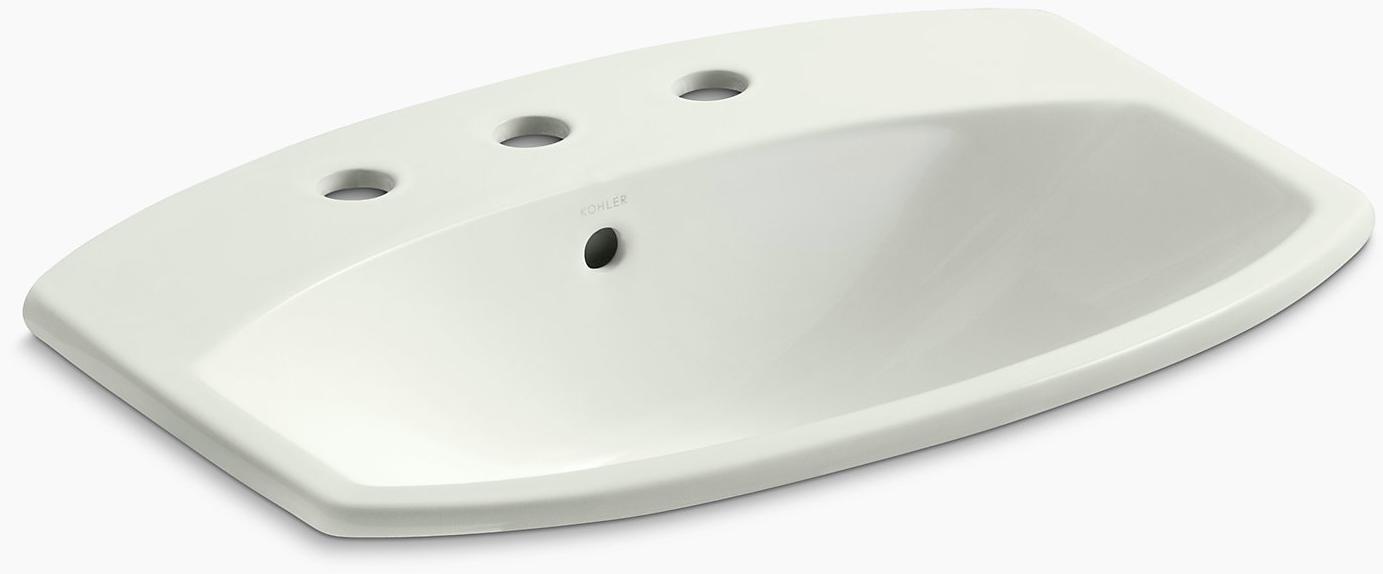 KOHLER Cimarron Встраиваемая раковина с 8 K-2351-8-NY 