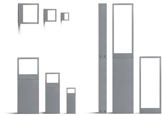 SIMES Светодиодный алюминиевый столбик в современном стиле Cool square sun-id-1460264 - Вид №2