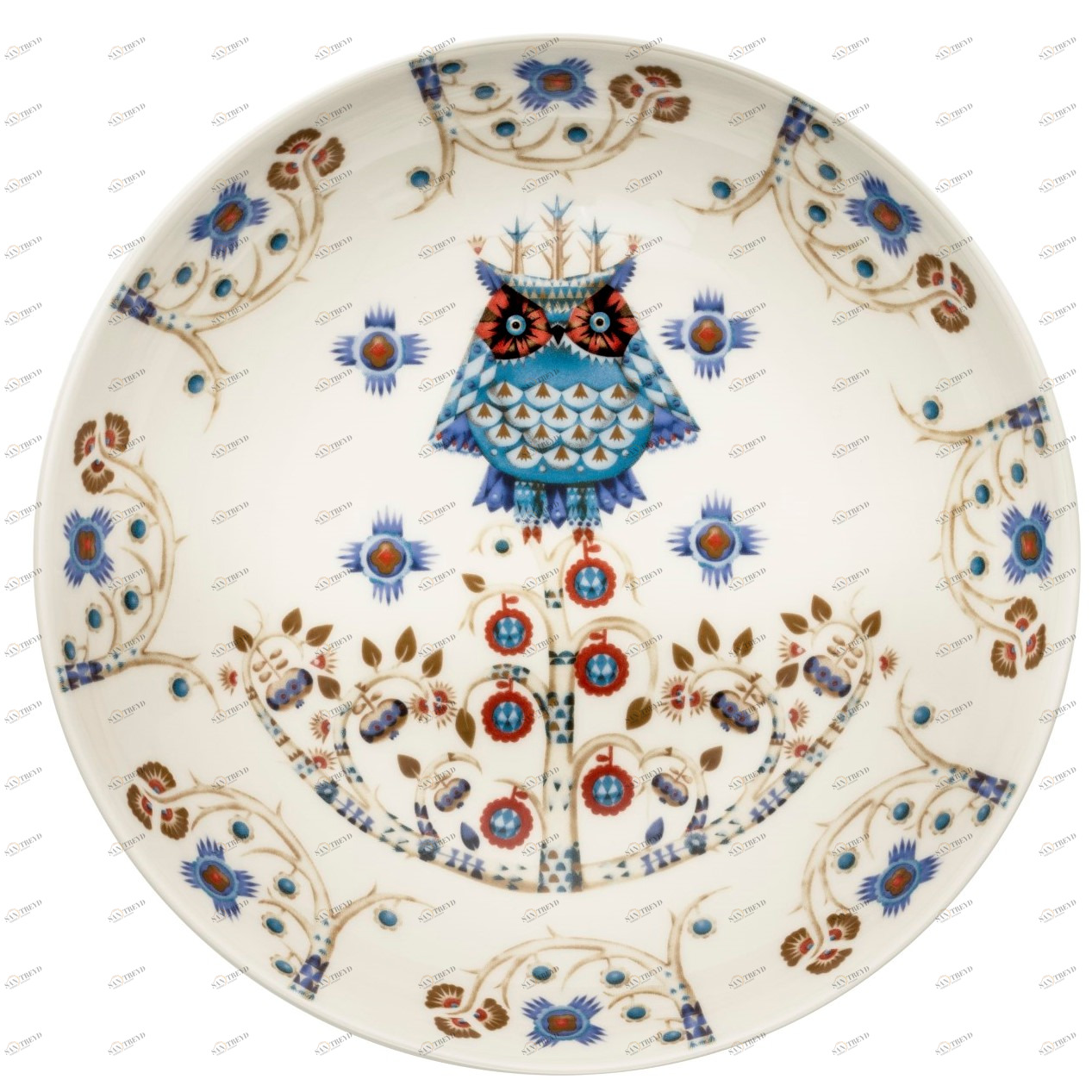 Тарелка глубокая "Taika" синяя IITTALA СОВРЕМЕННЫЙ 221941 Белый 