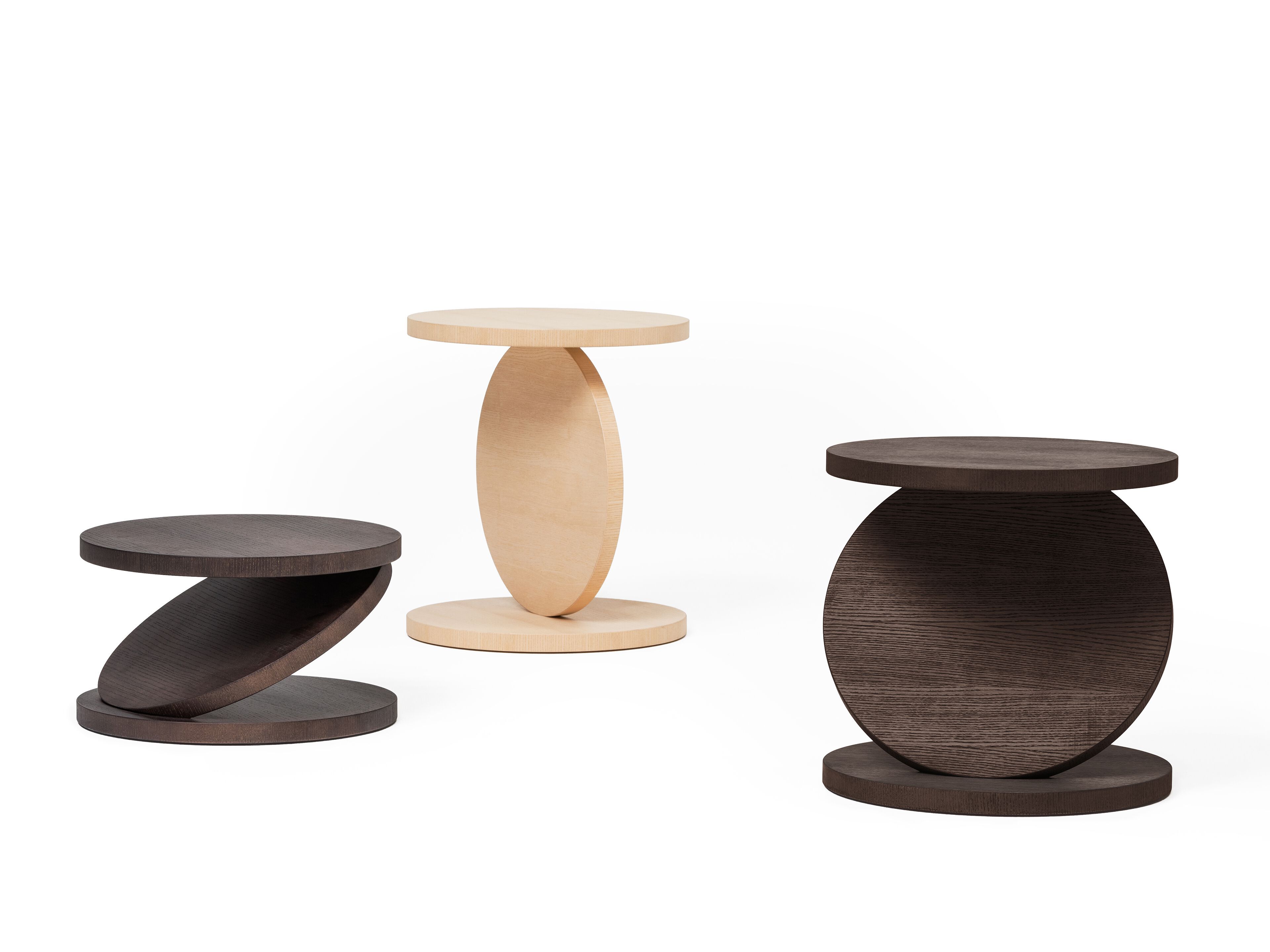 Многослойный круглый журнальный столик BALERI ITALIA MATCH POINT ARCH-00128380