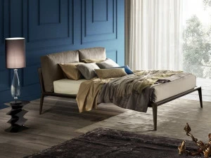 OLIVIERI Двуспальная кровать со съемным покрытием с мягким изголовьем