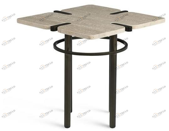 Roche Bobois Квадратный мраморный журнальный столик sun-id-1393134