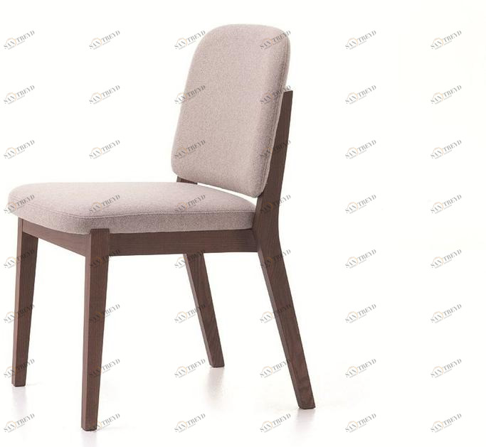 Very Wood Штабелируемый стул из ткани Chelsea sun-id-1386017