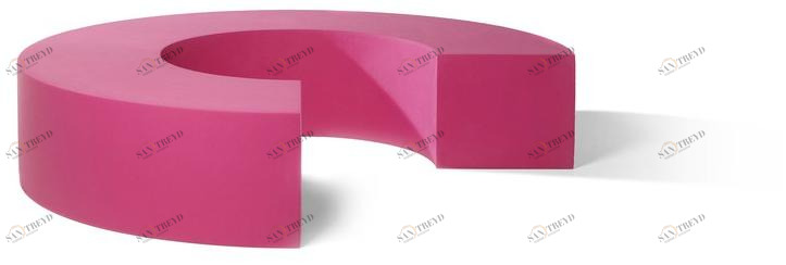 Quinze & Milan Круглая скамейка из пены qm Infinity sun-id-1397342