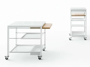 Desalto Стальная тележка для еды с ящиками Helsinki