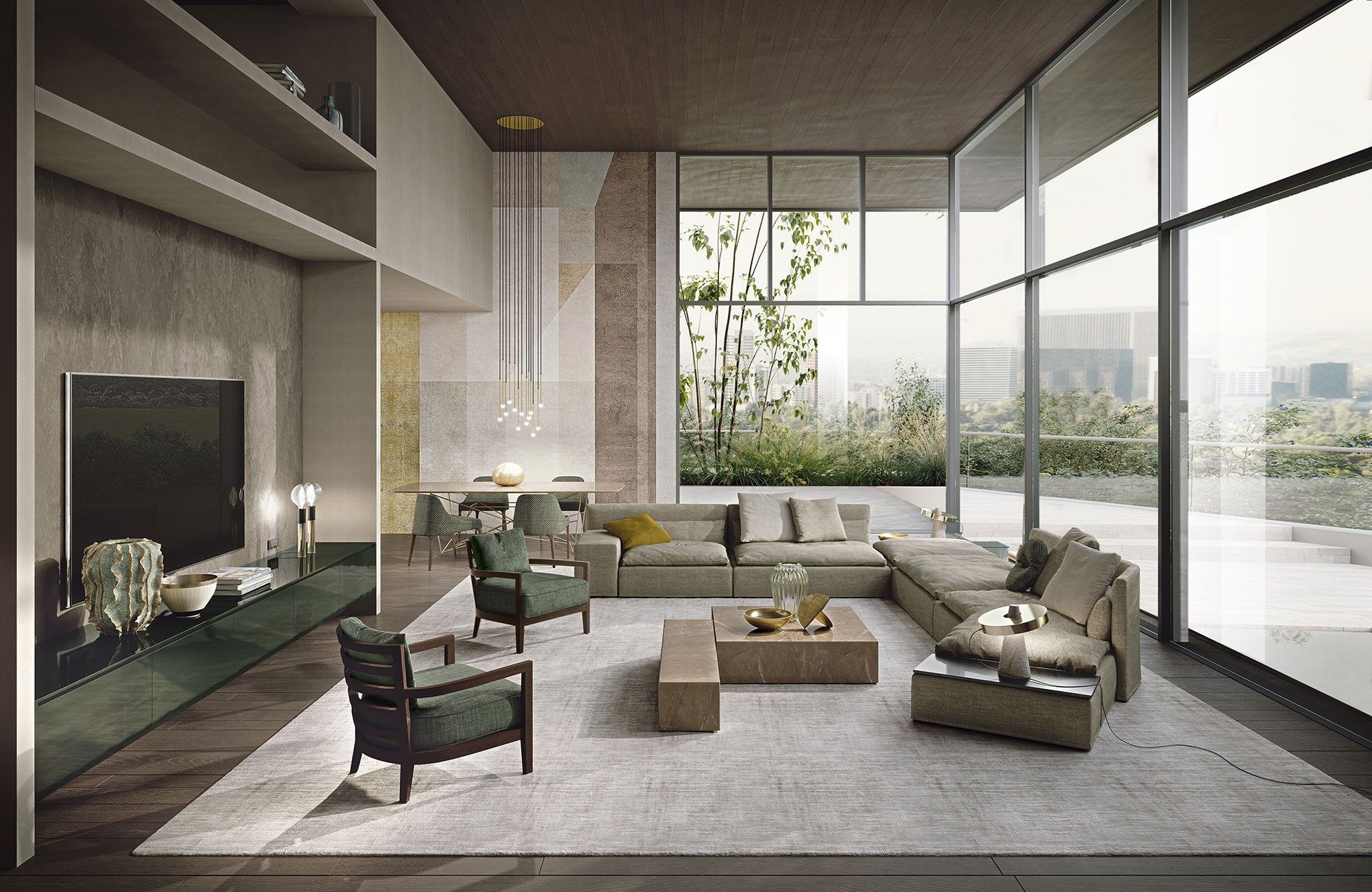 Мягкий стул из ткани Frigerio Джеки ARCH-00076899 - Вид №1