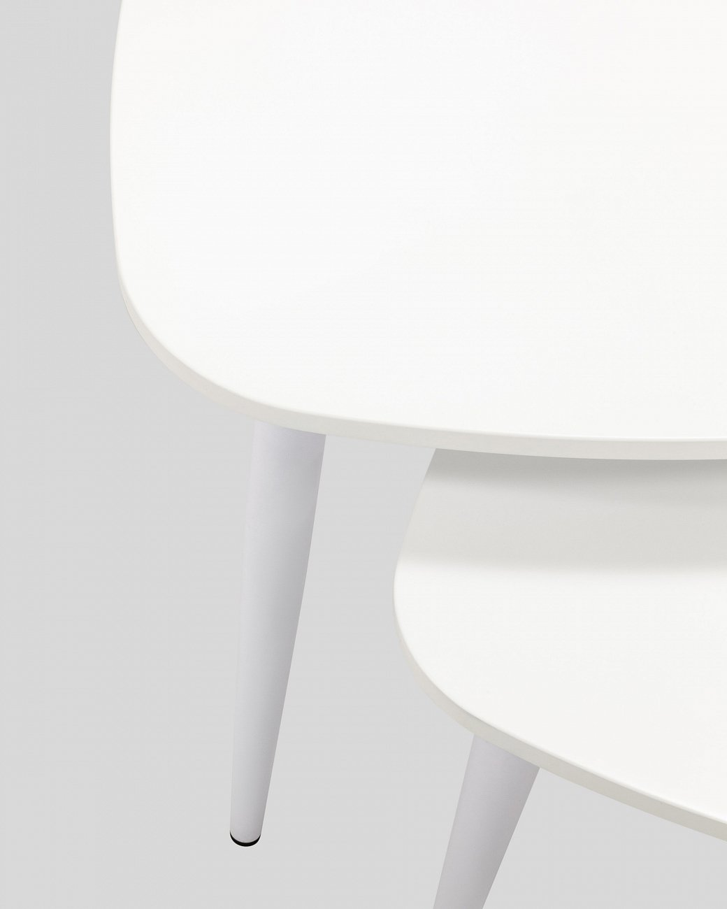 Журнальный столик белый 2 штуки "Агата" STOOL GROUP  00-3958821 Белый  - Вид №5