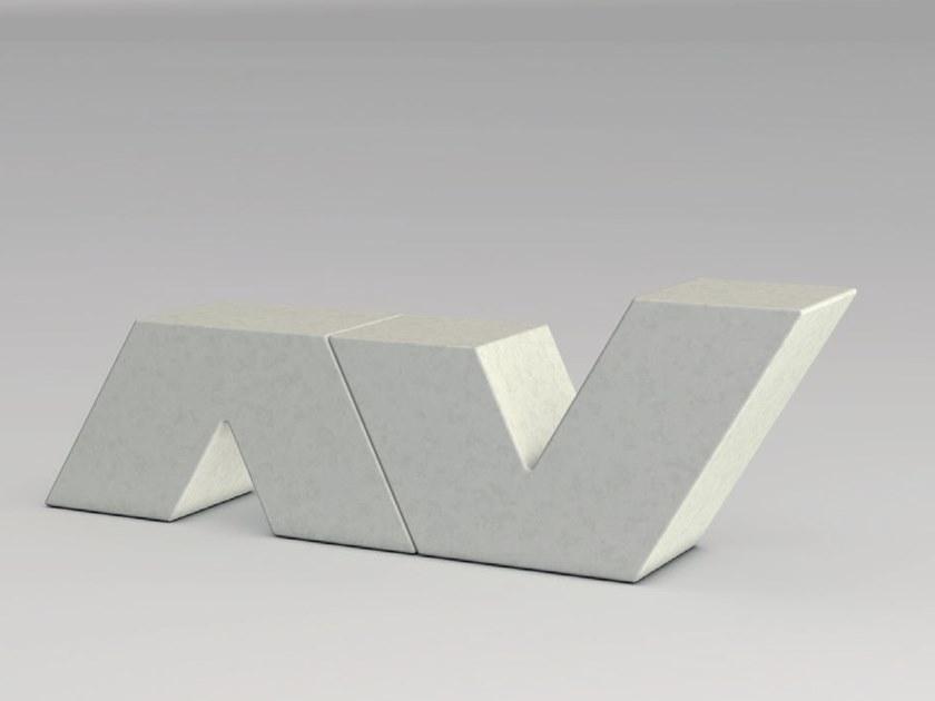 Manufatti Viscio Реконструированное уличное сиденье из камня Viceversa sun-id-1354652 - Вид №1