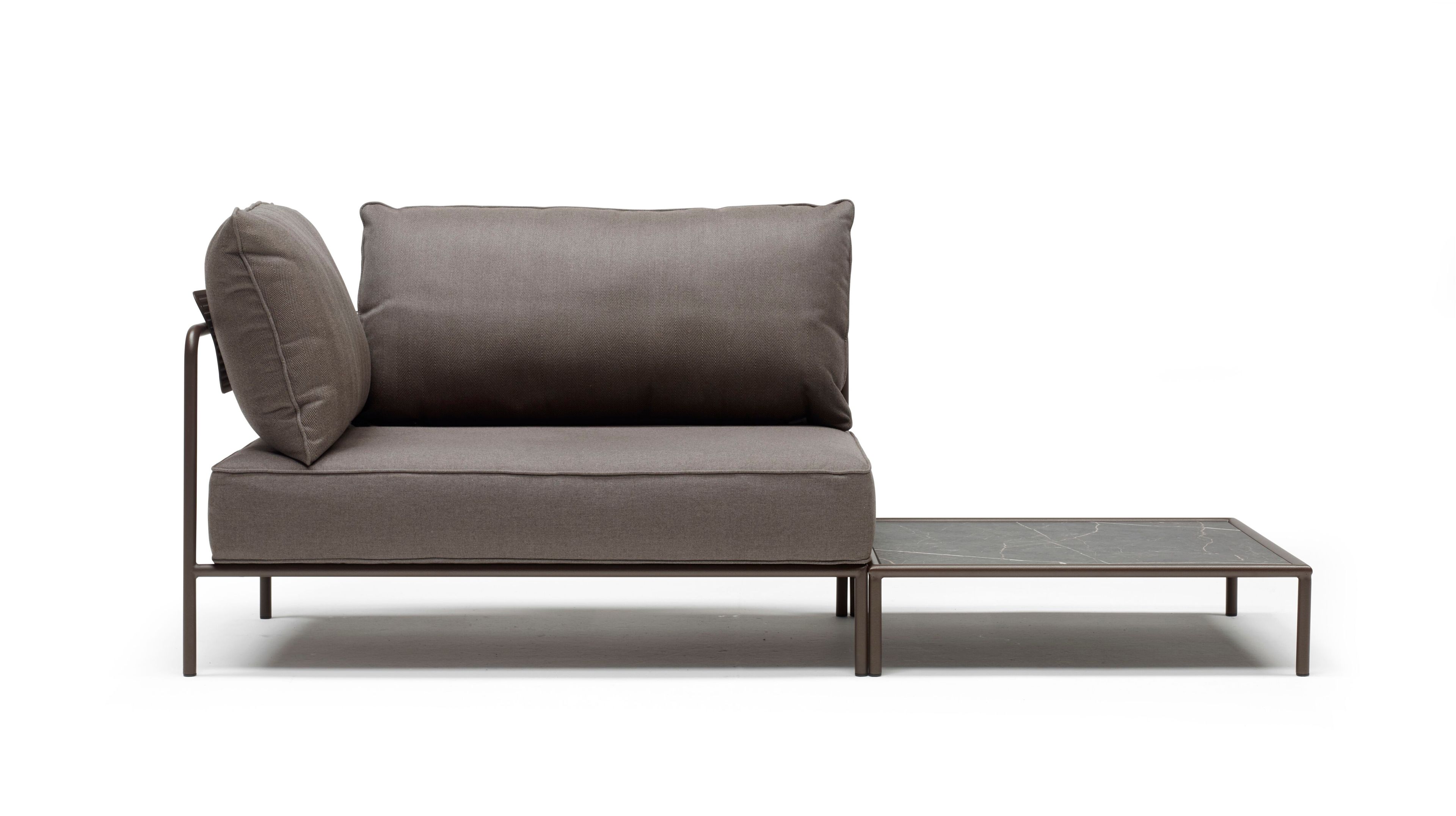 Окрашенный стальной садовый стол и столешница HPL S-CAB лоскут ARCH-00102797 - Вид №9