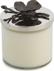 10542006 Michael Aram Свеча Michael Aram "Чёрная орхидея" 12,5см Сталь нержавеющая