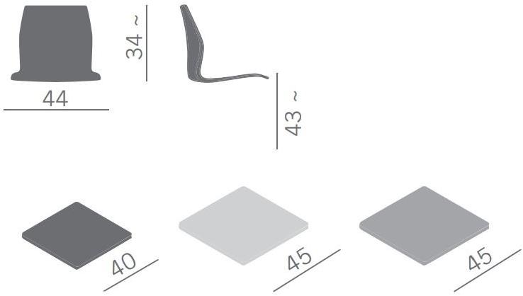 Kastel Сиденье на пластиковой штанге с подлокотниками Kalea sun-id-1454896 - Вид №4