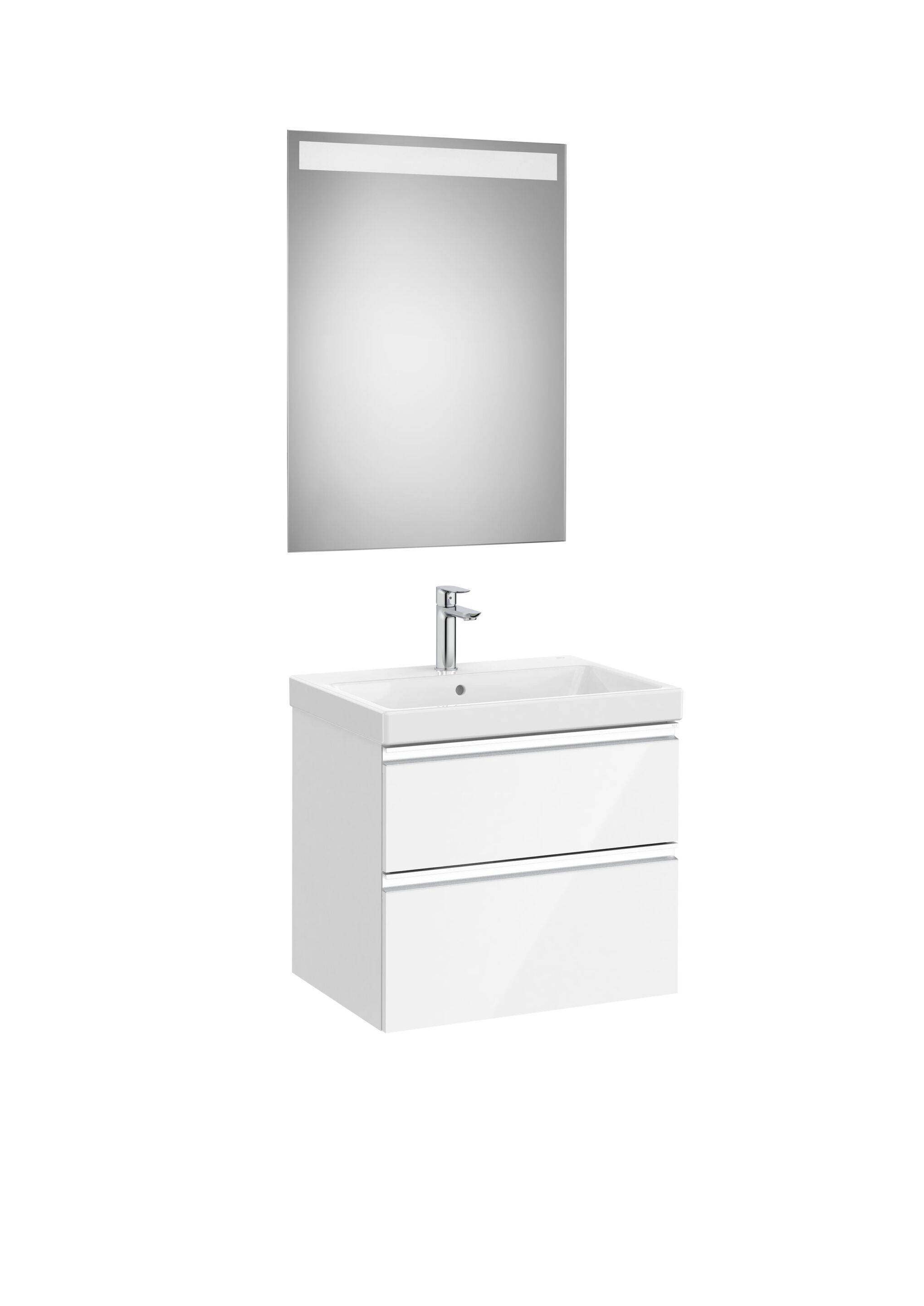 Деревянный шкаф для умывальника со встроенной раковиной Roca The Gap ARCH-00126948 - Вид №3