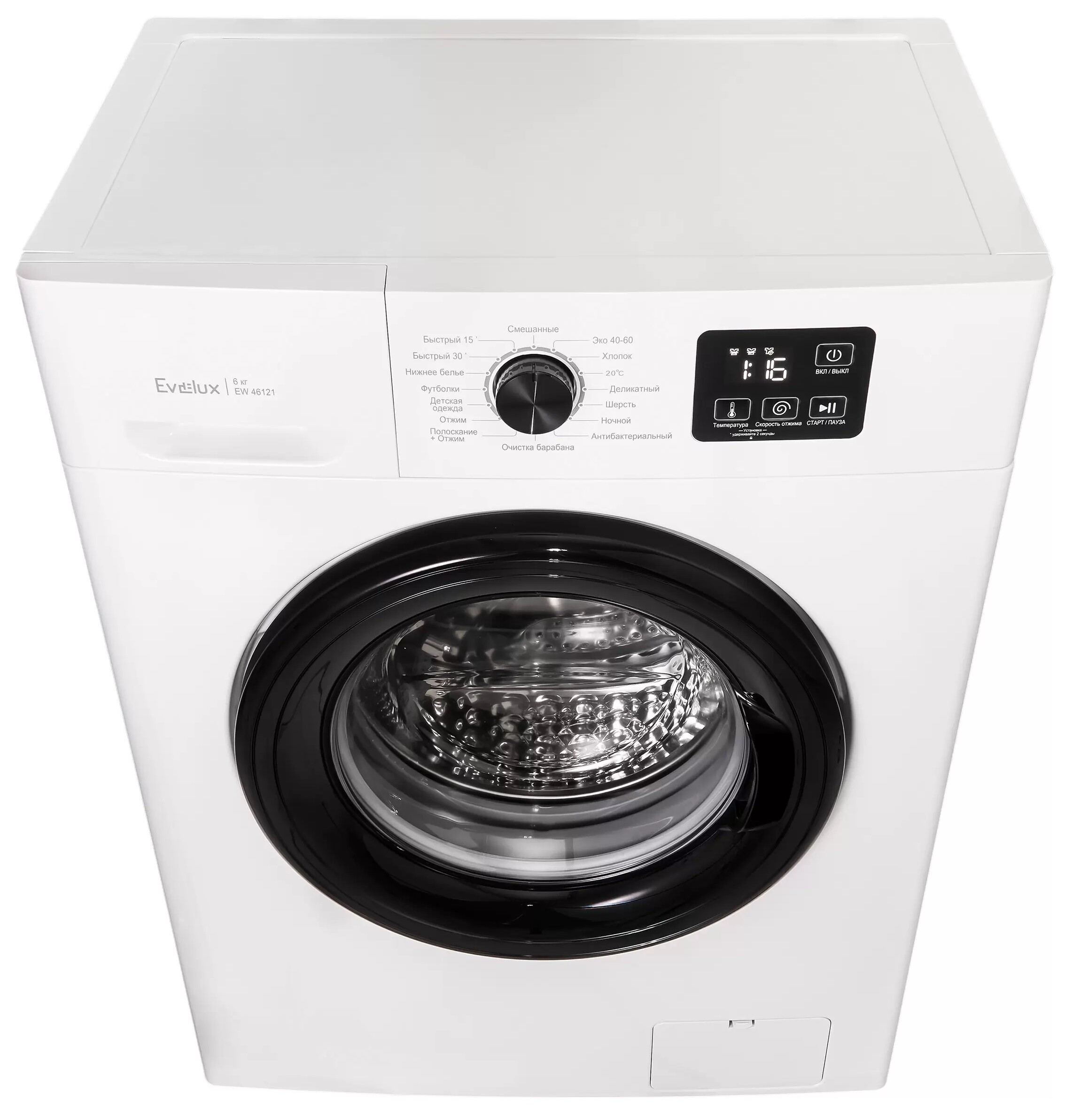 9074867 Стиральная машина Evelux EW 46121 белый STDN-0122187 - Вид №2