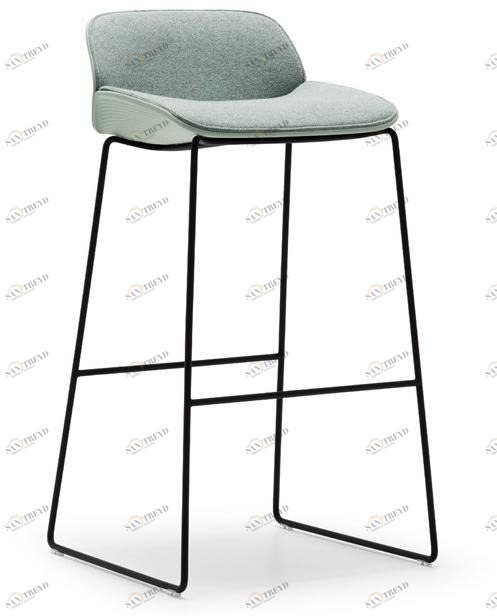 Andreu World Табурет-санки со спинкой Nuez Bq2781