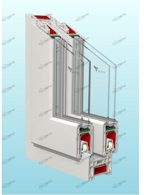 PIVA GROUP Копланарное окно в пвх sun-id-1352978