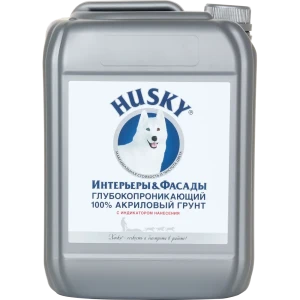 Грунтовка акриловая Husky для внешних и внутренних работ 10 л