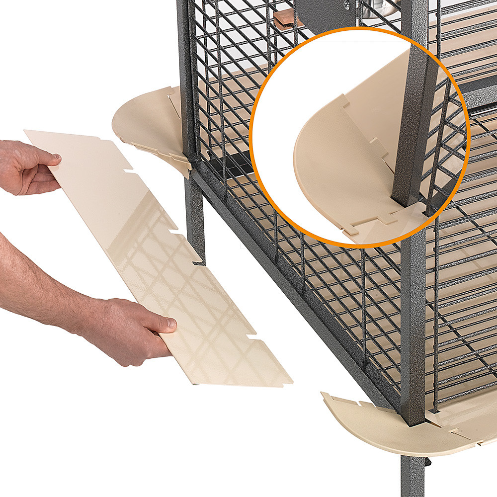 Т0050845 Вольер для птиц Вольер EXPERT 100 для крупных попугаев 124,5x100x156см FERPLAST  - Вид №2