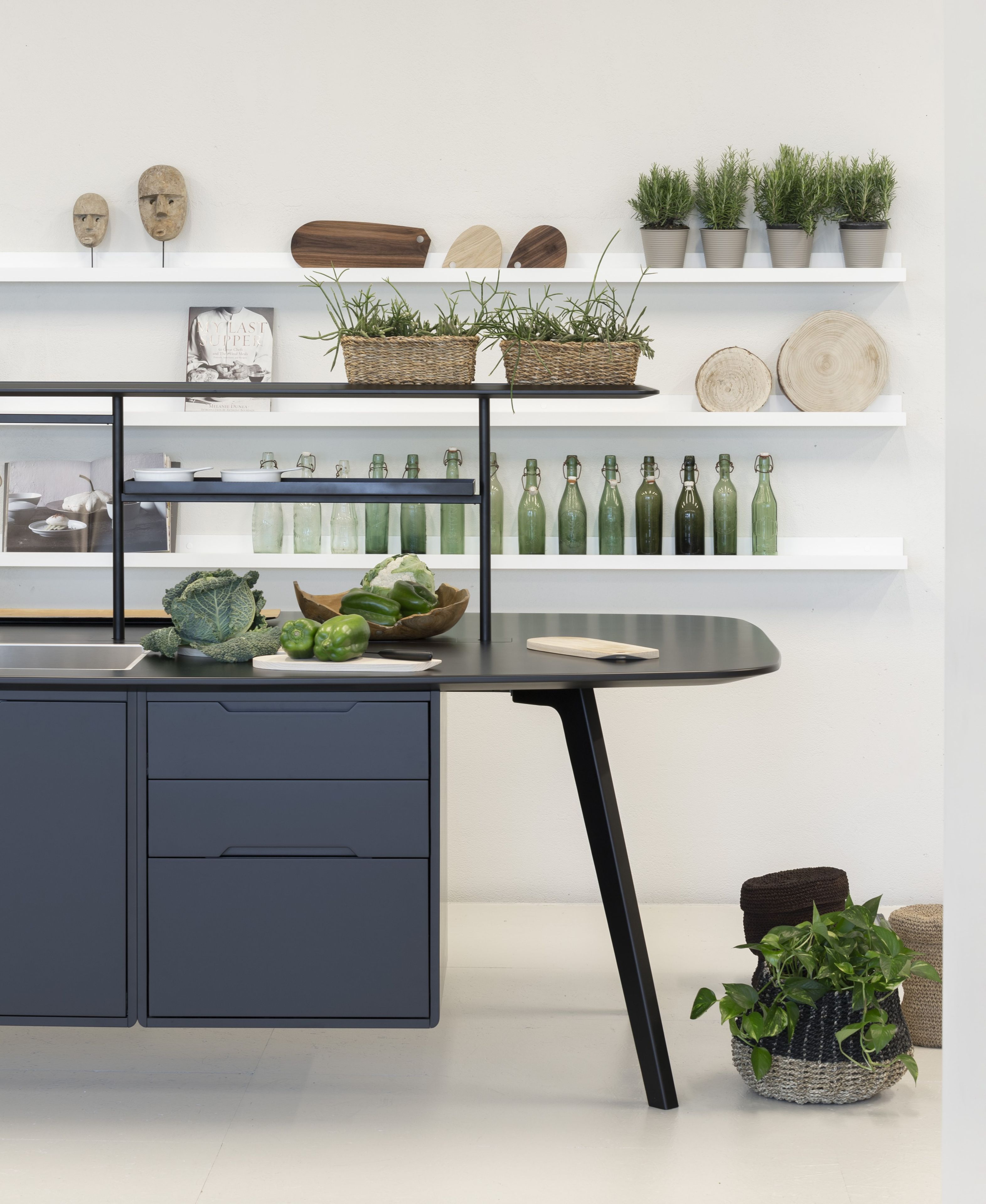 Деревянная линейная кухня True Design ARCH-00118719 - Вид №20