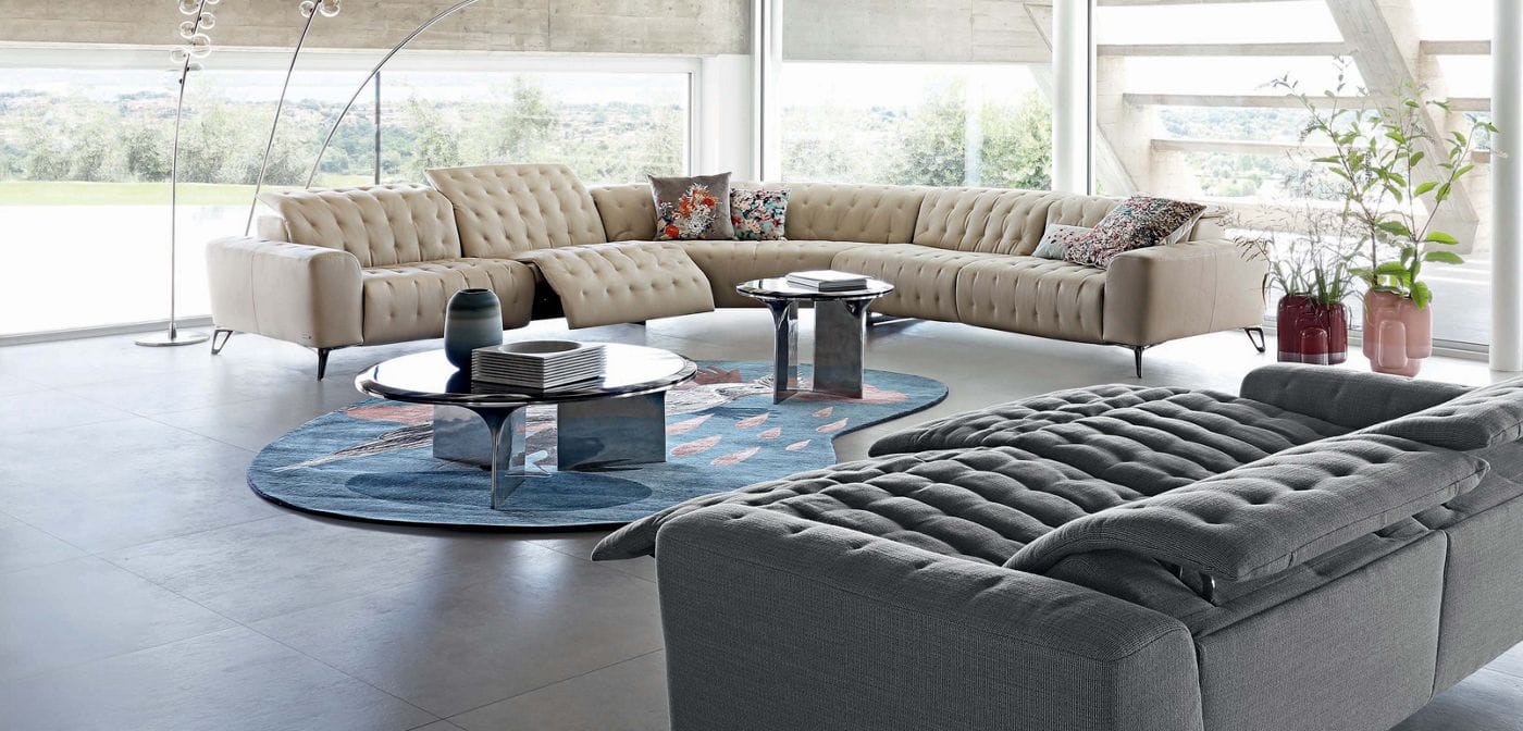 Алюминиевый и деревянный круглый низкий журнальный столик ROCHE BOBOIS ALTO ARCH-00151758 - Вид №1