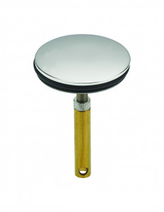 041200 000 01  Клапан для умывальника, мини-штанга. 40 макс. 60 мм, д. 39 мм, нержавеющая сталь, 2 шт. Valentin Хром