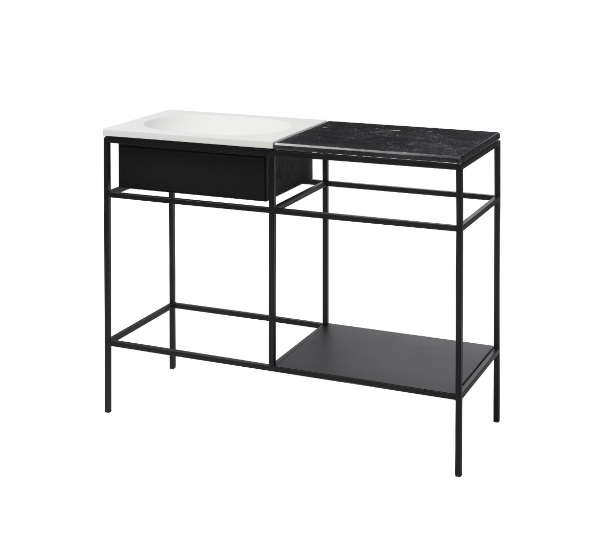 comp-comp-gl2b Напольная раковина стоящая прямоугольная Ex.T Frame