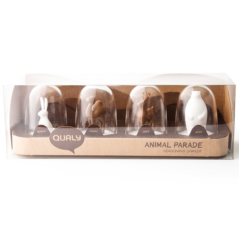 Ёмкости для специй в наборе Animal Parade Qualy QL10125WH - Вид №5