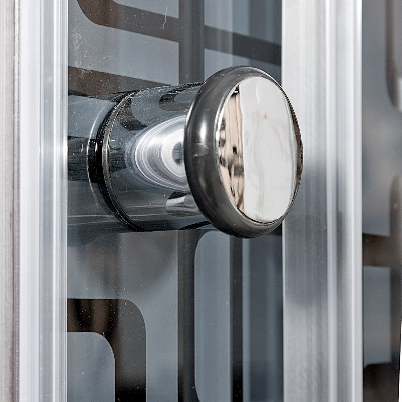 V8015 Душевая кабина DETO Серия V BМ1590 LED с гм. BLACK - Вид №13