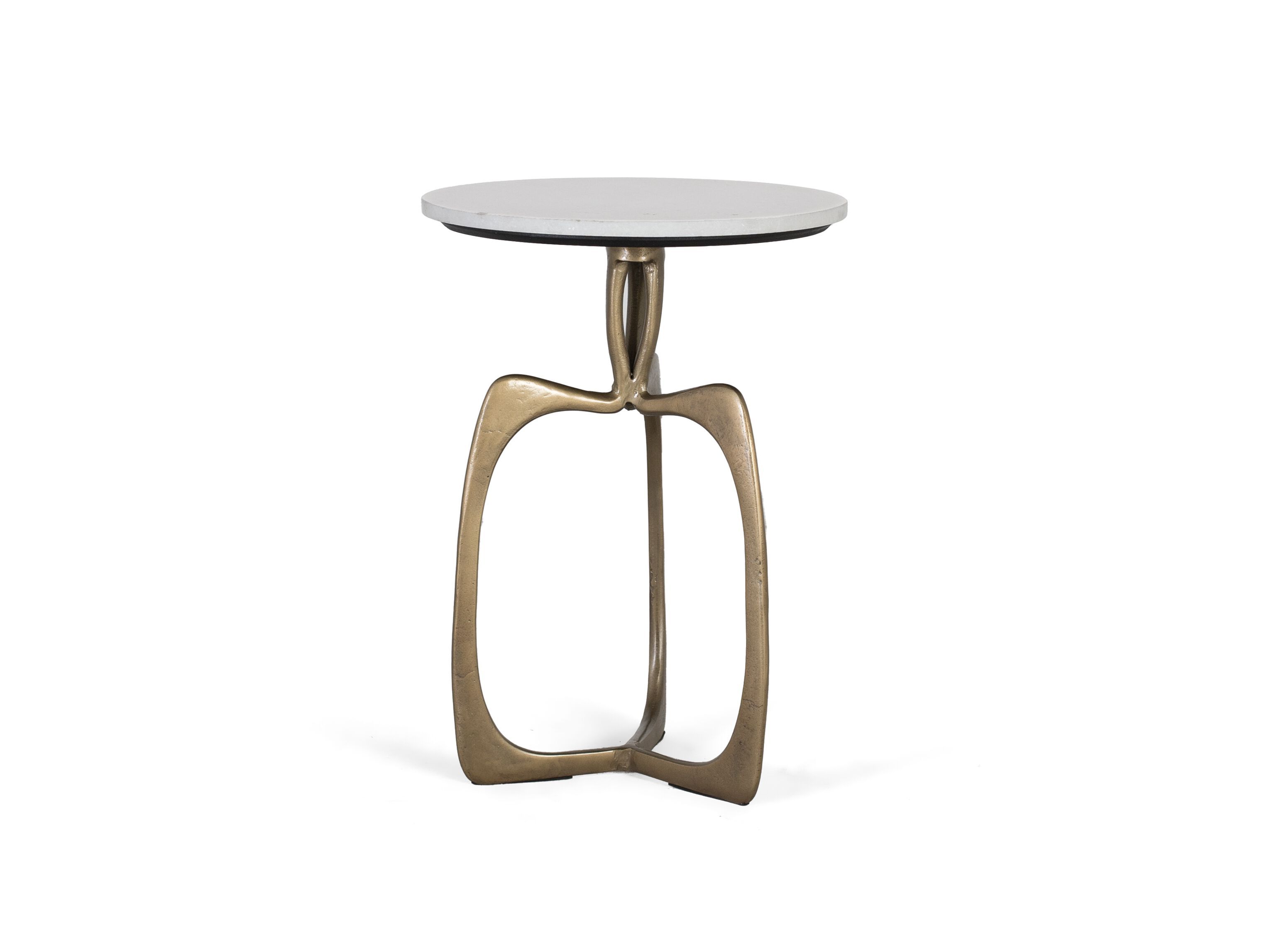 Высокий круглый мраморный журнальный столик Giner y Colomer 1605 ARCH-00044569