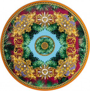 10660715 Rosenthal Versace Тарелка подстановочная Rosenthal Versace Мир джунглей 33см, фарфор Фарфор