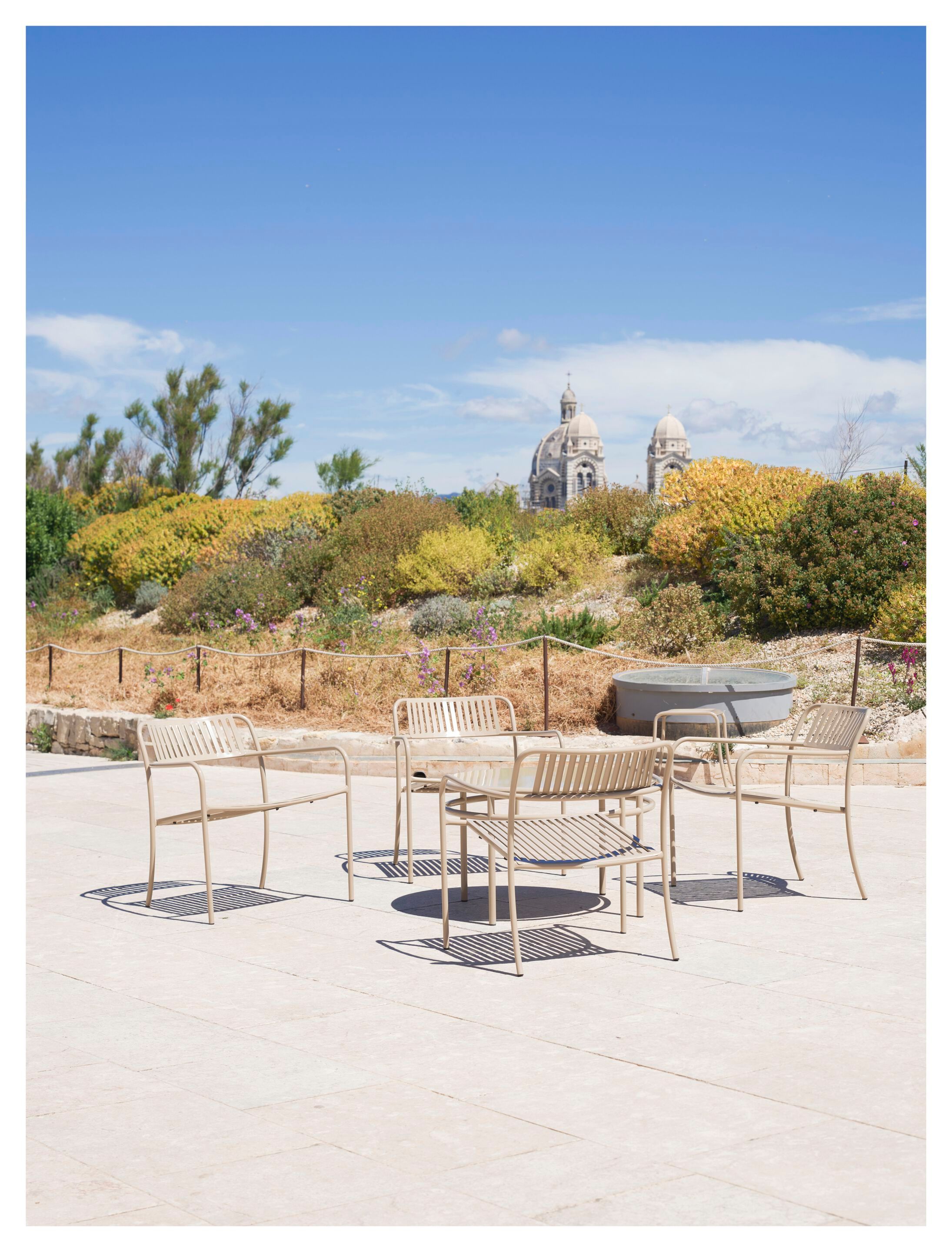 Круглый стальной обеденный стол Tolix T37 ARCH-00113173 - Вид №2