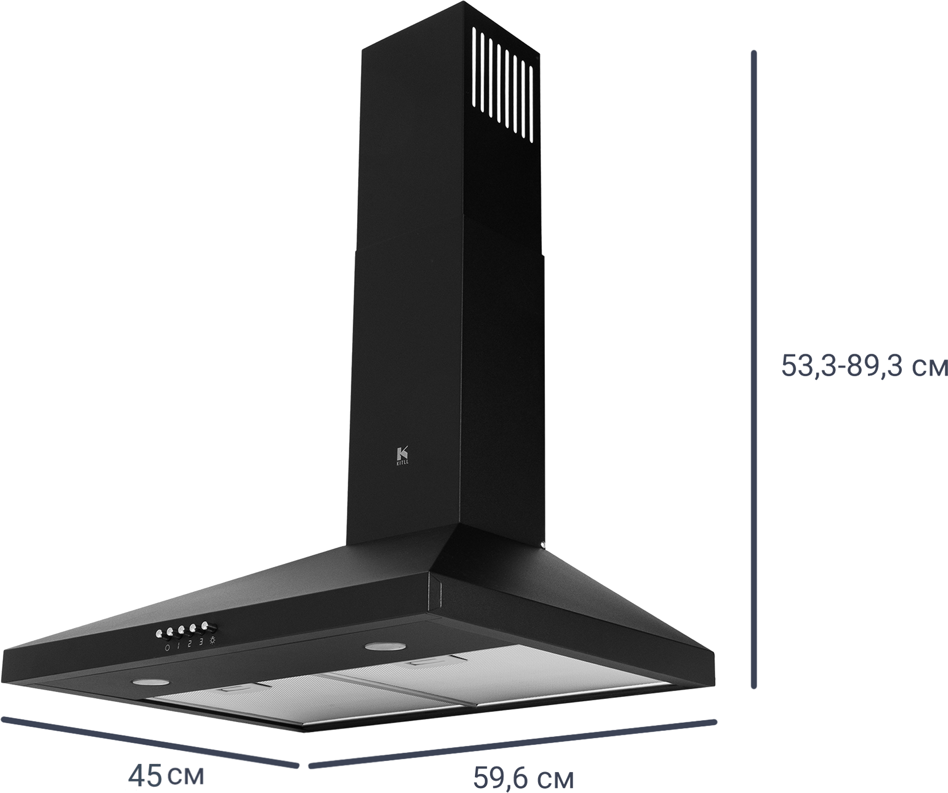 Купольная вытяжка KITLL 60 KCH 6201 - эффективное очищение воздуха на кухне 83591205