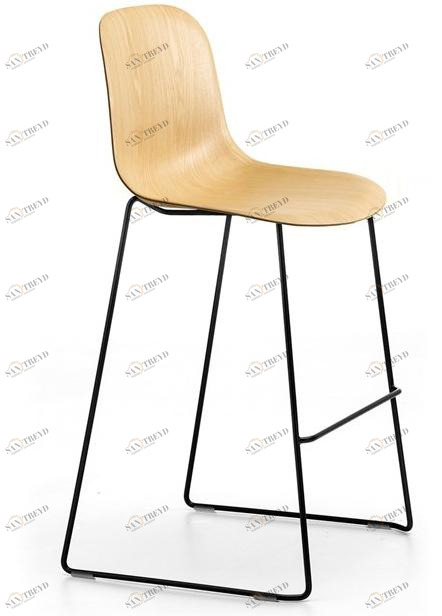 arrmet Табурет из ясеня на санках с подставкой для ног Máni wood sun-id-1405871