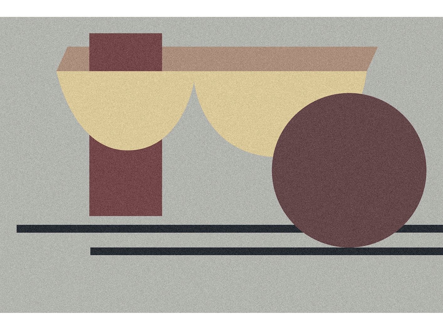 Узорчатый прямоугольный коврик для ванной комнаты Antoniolupi летающая геометрия ARCH-00092109