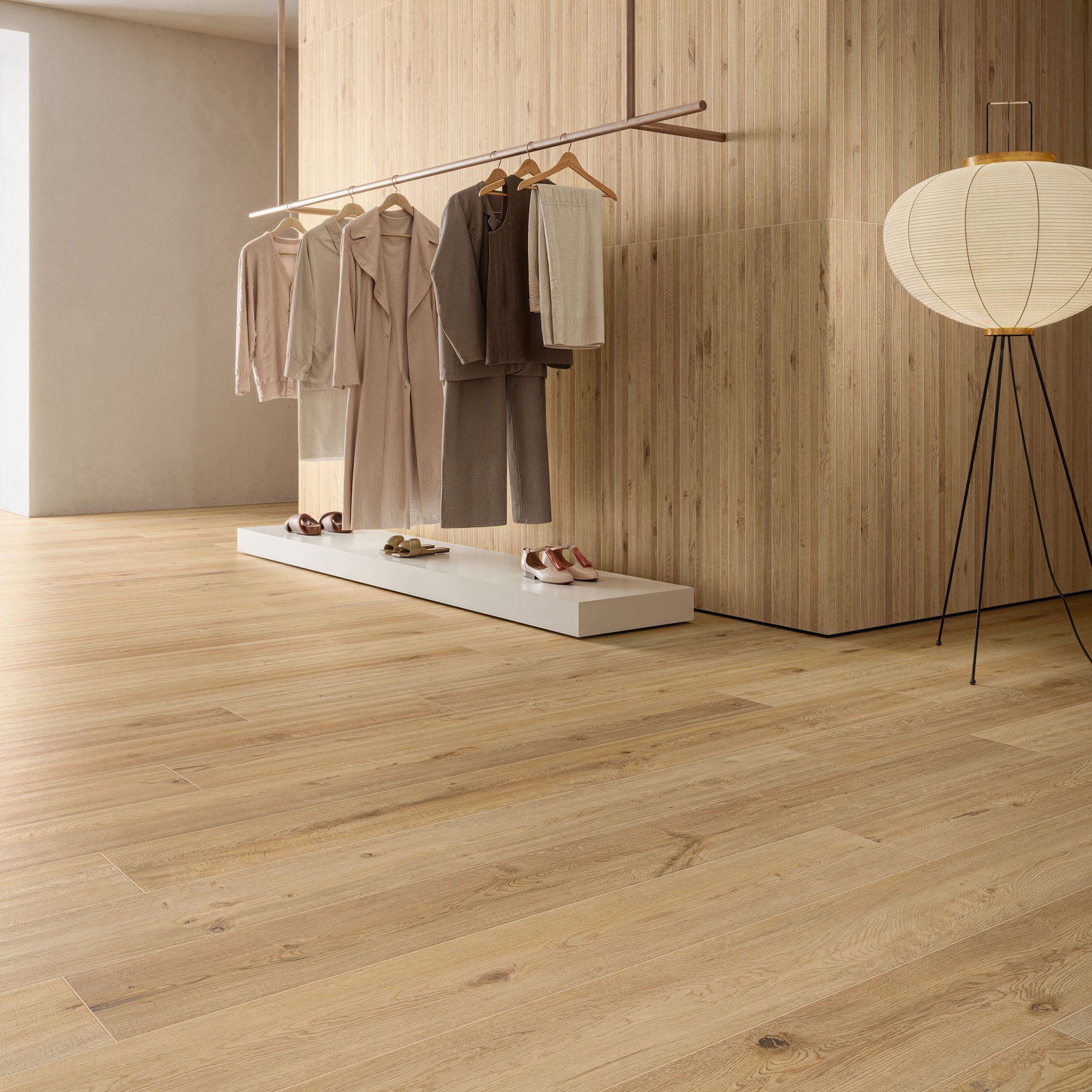 Напольное покрытие из керамогранита в помещении и на открытом воздухе с эффектом дерева Ceramiche Caesar Rever ARCH-00127351 - Вид №1