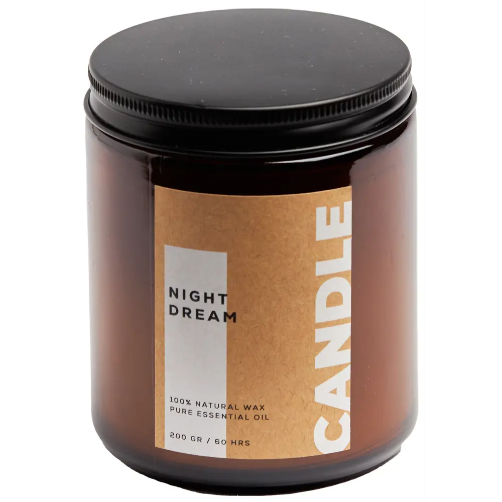 Свеча ароматизированная Night Dream коричневый 9 см 89348177 STLM-2064120 Santreyd  - Вид №1