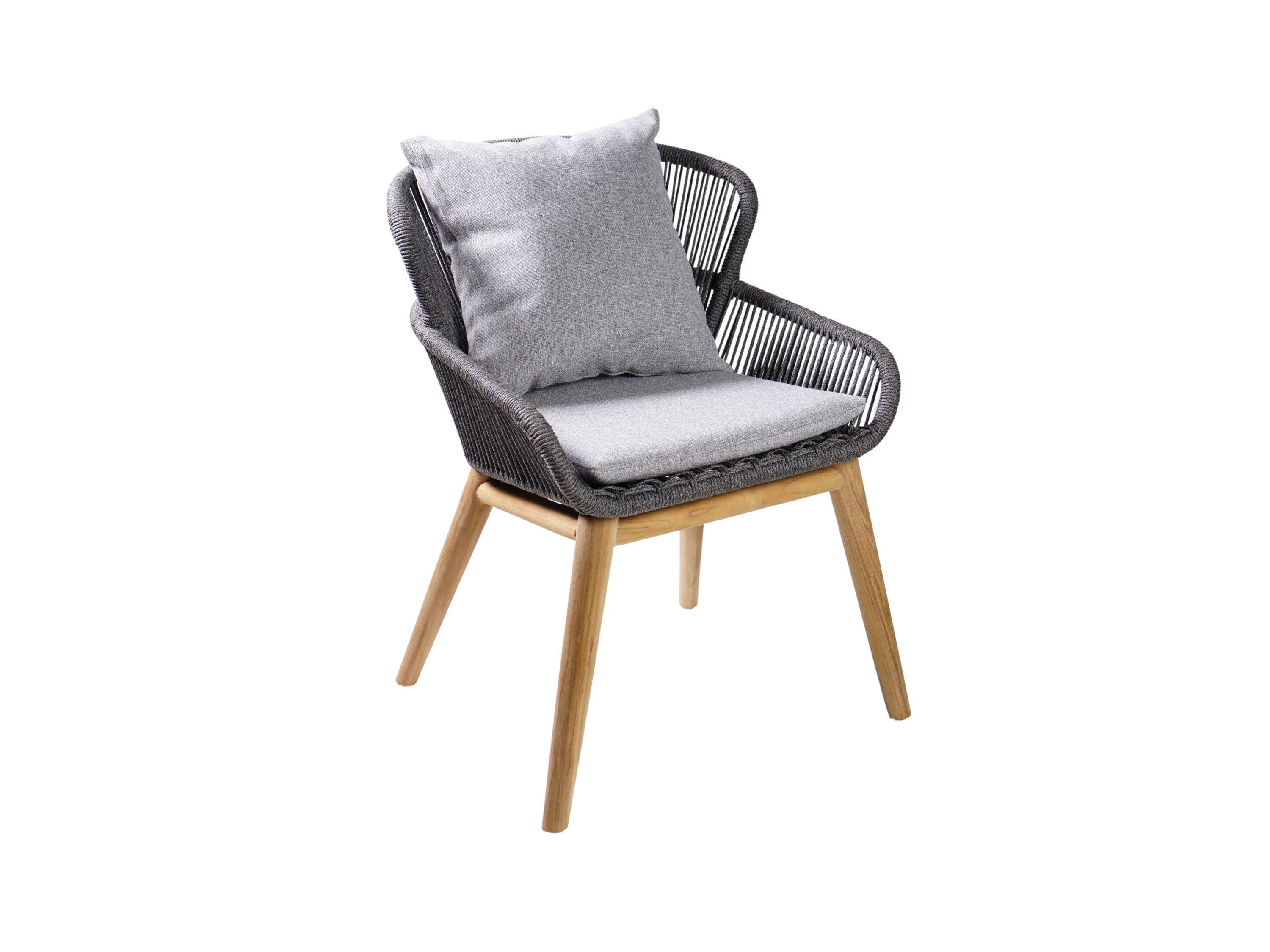 Алюминиевый и деревянный садовый стул cbdesign Altea ARCH-00114278 - Вид №7