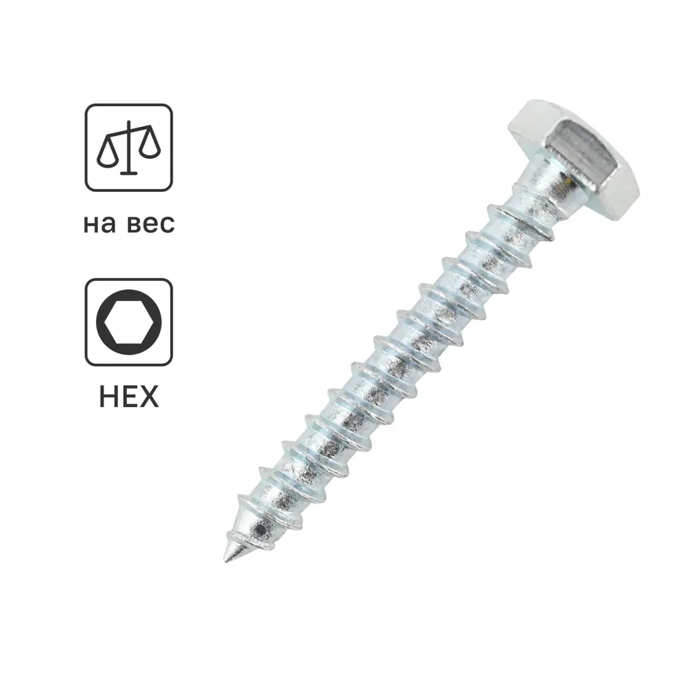 Болт-глухарь Standers для сантехники 10x200 мм 88784352 STLM-1007831