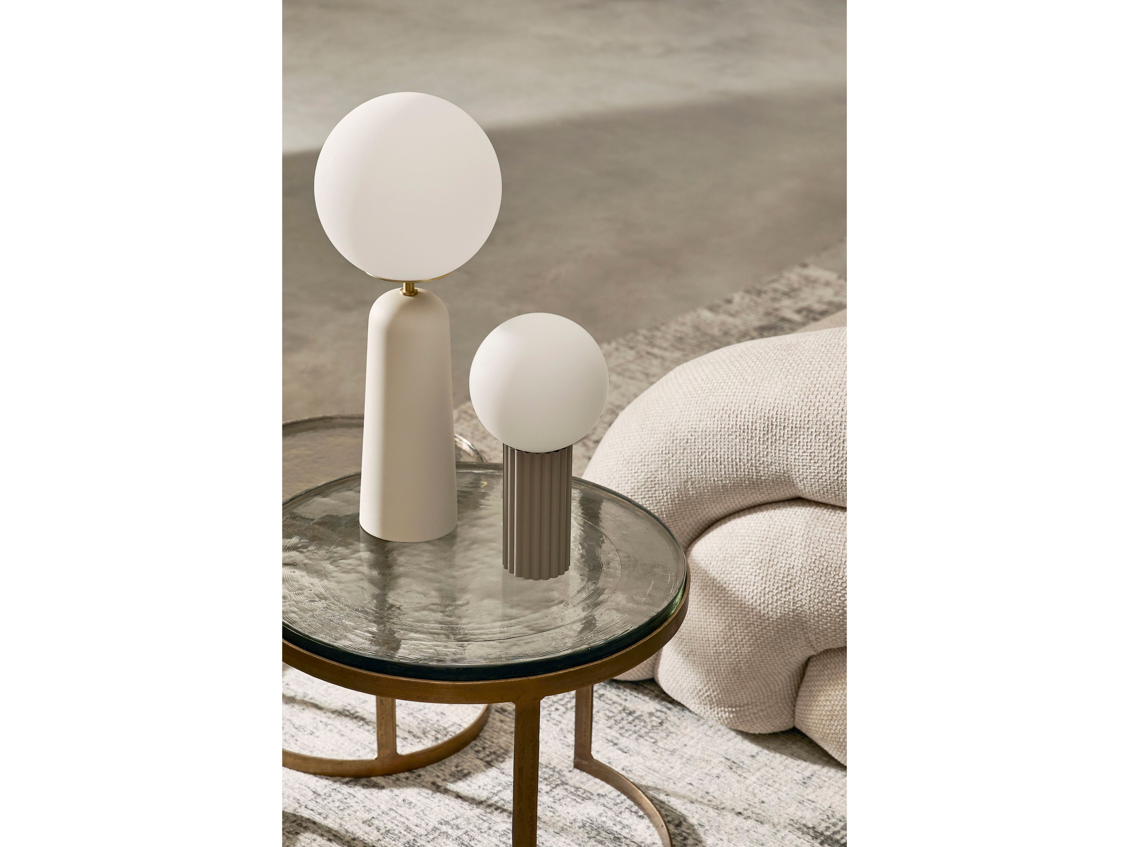 Настольная лампа из металла и стекла BIZZOTTO Delphine ARCH-00050226 - Вид №5